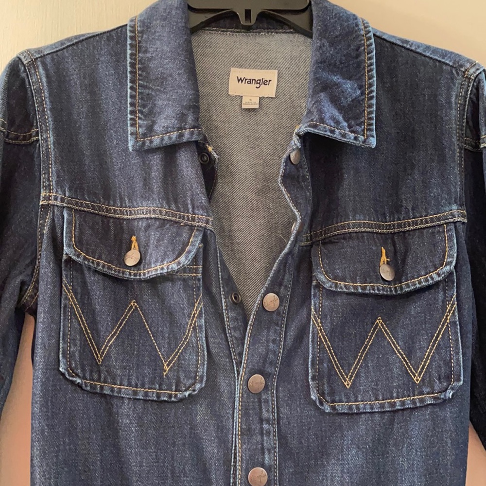 Wrangler long sleeve denim Romper